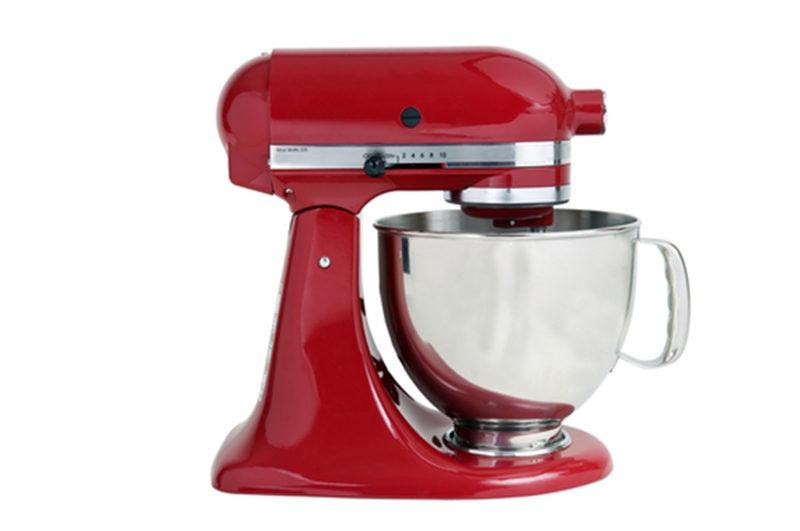 Turn the kitchen mixer off when it's not being used - the savings will add up.